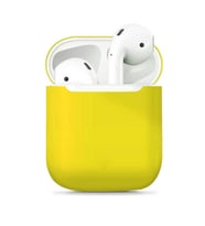 Apple Airpods Uyumlu Kılıf Zore Airbag 13 Silikon (Sarı)