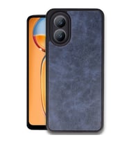 Oppo A38 Kılıf Aras Deri Kapak - Lacivert