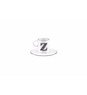 Porland Harf (Z) Tabaklı Kahve Fincanı 85 Cc 04A+P021916 (Beyaz)