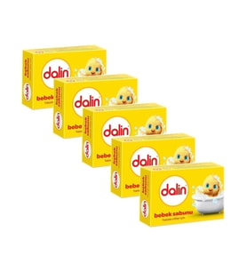 Dalin Bebek Sabun Sabunu Hassas Ciltler Için 100 gr x 5 Adet