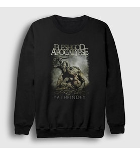 Presmono Unisex Siyah Pathfinder Fleshgod Apocalypse Sweatshirt 477027tt