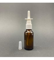 50ml kahverengi şişe, Burun spreyi, 12 adet Nazal Spreyli, Ecza şişesi, İlaç Şişesi (Amber)