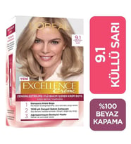 LOREAL Loreal Paris Excellence Krem Saç Boyası 9.1 Küllü Sarı
