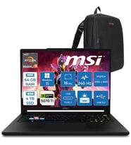 MSI Msı Raider 16 Hx B8WH-011TR Ryzen 9 8940HX Aı 64GB Ddr5 4tb SSD 12GB/RTX5070Tİ 140W 16" QHD+(2560X1600), 240Hz IPS %100 Dcı-P3 WINDOWS11PRO Gaming Laptop MSW011TRP31+ZETTAÇANTA