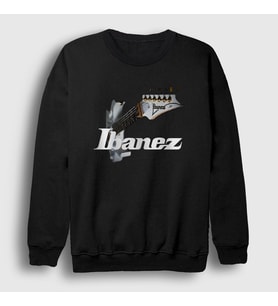 Presmono Unisex Siyah Guitar Gitarist Hediye Ibanez Sweatshirt 548881tt