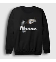 Presmono Unisex Siyah Guitar Gitarist Hediye Ibanez Sweatshirt 548881tt