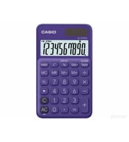 Casio SL-310UC-PL Cep Tipi 10 Hane Mor Hesap Makinesi (Siyah)