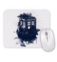 Doctor Who Tardis Splash Style Mouse Pad