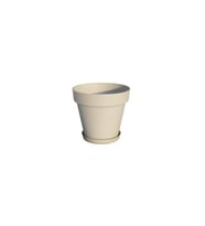 Fidanistanbul Yalı Saksı, 3 Litre, 2 Adet (Krem)