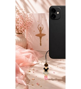 Miyuki Boncuk El Yapımı Balerinn Telefon Çarmı - Charm
