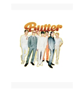Butter Bts Üyeleri Tablo Ahşap Poster Dekoratif Kod2527