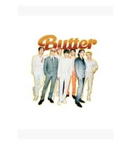 Butter Bts Üyeleri Tablo Ahşap Poster Dekoratif Kod2527