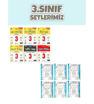 3.SINIF YENİ NESİL İLKOKUL SETİ – Tam Set (Türkçe-Matematik-Fen-Hayat-Sınav Kitabı-Hafta Sonu) (Karışık)