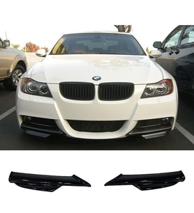 Bmw E90 3 Serisi M Techinc Ön Flap Set Piona Black 2004 2005 2006 2007 2008 Plastik
