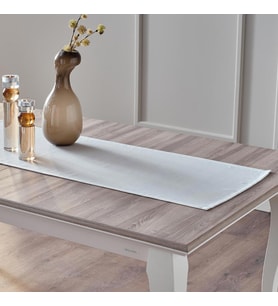 Lolavien Serra Runner 45x150cm - Beyaz