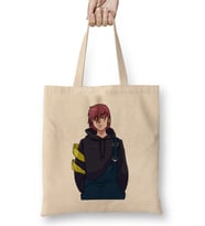 Anime Character Hero Male Japanese Culture Bez Çanta Uzun Saplı