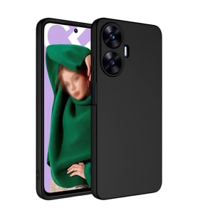 Realme C55 Premium Siyah Silikon Kılıf