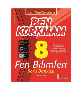 8. Sınıf Ben Korkmam Fen Bilimleri Soru Bankası