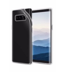 Samsung Note 8 Şeffaf Tıpalı Kamera Korumalı Lüx Silikon Kılıf