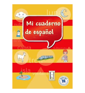 Mi cuaderno de español (Gri-Kırmızı)