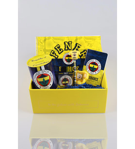 DEKOMUS ÖZEL KUTULU LİSANSLI FENERBAHÇE KIRTASİYE SETİ (Mavi)