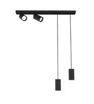 Rsylight Masa Üstü 4 Lü Led Avize Siyah Led Spot Bar Ve Tezgah Üstü Led Avize Panasonıc Günışığı Ampullü