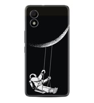 TCL 303 Kılıf Resimli Desenli Silikon Platinium Series Astronot 519