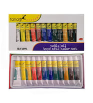 Yağlı Boya Seti Academy 12 Renk 12 Ml 1 Paket Yağlıboya 12 li Seti Tüpte (Karışık)