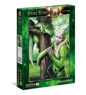 Clementoni Premium Canlı Renkli Kindred Spirits Anne Stokes Yetişkin Puzzle Yapboz 1000 Parça