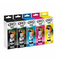 Epson EcoTank L7188 Yazıcı İçin 5 Renk Mürekkep Set