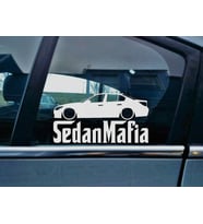 E60 5-series  Kelebek Cam Araba oto Sticker 19 cm 2 Adet