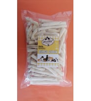 ProChef Ekonomik 500 Gr Beyaz Burgu Çubuk ( Köpek Kemiği & Ödül Maması ) Doğal Sığır Derisi