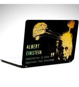 Albert Einstein Laptop Sticker 10 İnch (25X19CM)