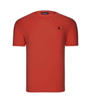 T8568 DEWBERRY V YAKA ERKEK T-SHIRT-AÇIK KİREMİT (Karışık)