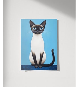 Çerçevesiz Poster Minimal Majesty (Çok Renkli)