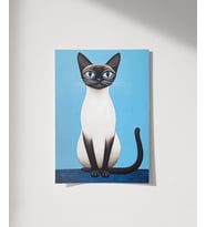 Çerçevesiz Poster Minimal Majesty (Çok Renkli)