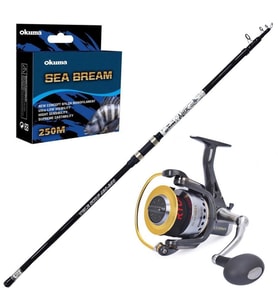 Ryobi Ecusima 8000 - Okuma Aria 420cm 100-250gr Surf Olta Seti (Renksiz)