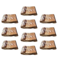 Plastik Şeffaf Altın Sarı Gold Sup Kaşık - Tatlı Dondurma Kaşığı - 12.5 Cm. - 50 Adetlik 10 Paket