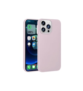 Apple iPhone 15 Pro Uyumlu Kılıf Zore Premier Silikon Kapak (Rose Gold Altın)