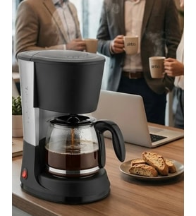 Ev ve Ofis İçin Filtre Kahve Makinesi 12 Fincan Kapasiteli Kahve Makinesi