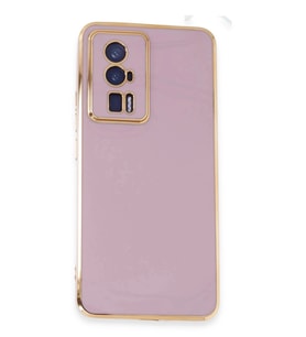 Durukar® Poco F5 Pro Kılıf Volet Silikon - Mor