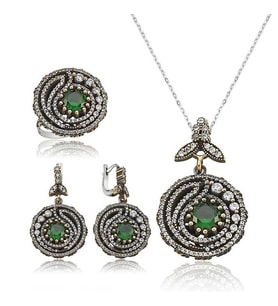 Gümüş Otantik Bayan Set