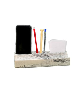 betonmall Marble Serisi Beton Masaüstü Organizer