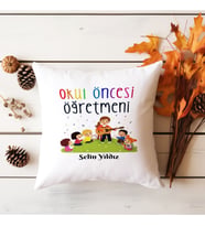 Okul Öncesi Öğretmeni Kişiye Özel Yastık