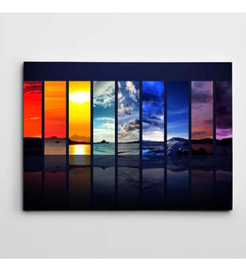 Mevsimler Modern Sanat Kanvas Tablo