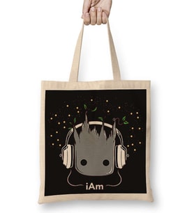 Baby Groot Bez Çanta Uzun Saplı
