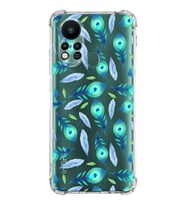 PrintiFy İnfinix Hot 11s Uyumlu Nazar Boncuğu 3 Baskılı Şeffaf Köşe Korumalı Antişok Kılıf