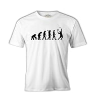 Tenis Player Evolution Beyaz Erkek Tshirt