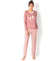 DoReMi Bayan Pijama Takımı (Kiremit)