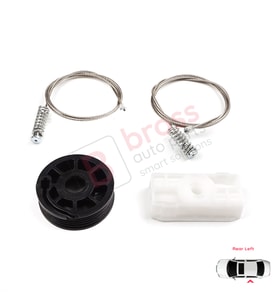 Jaguar XK8 XKR X100 1997-2006 Coupe Convertible C2N3914 İçin Arka Sol Cam Kriko Tamir Seti